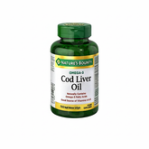 Nature's Bounty Cod Liver Oil Softgels 100s